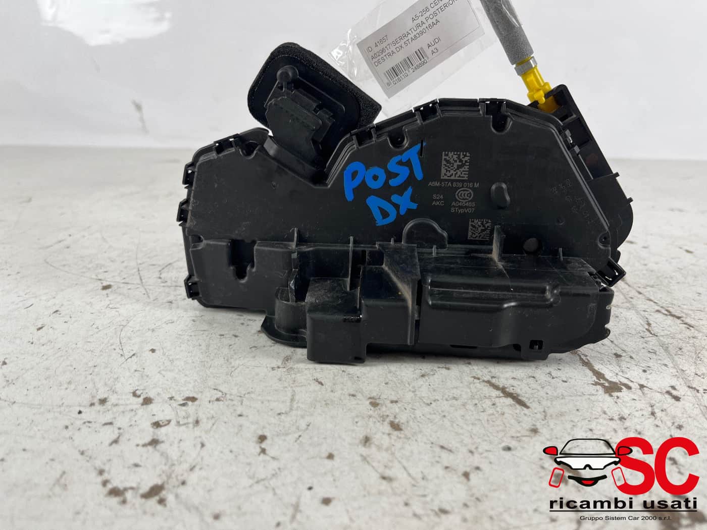 Serratura Porta Posteriore Destra Audi A3 8y 5TA839016AA - 41657