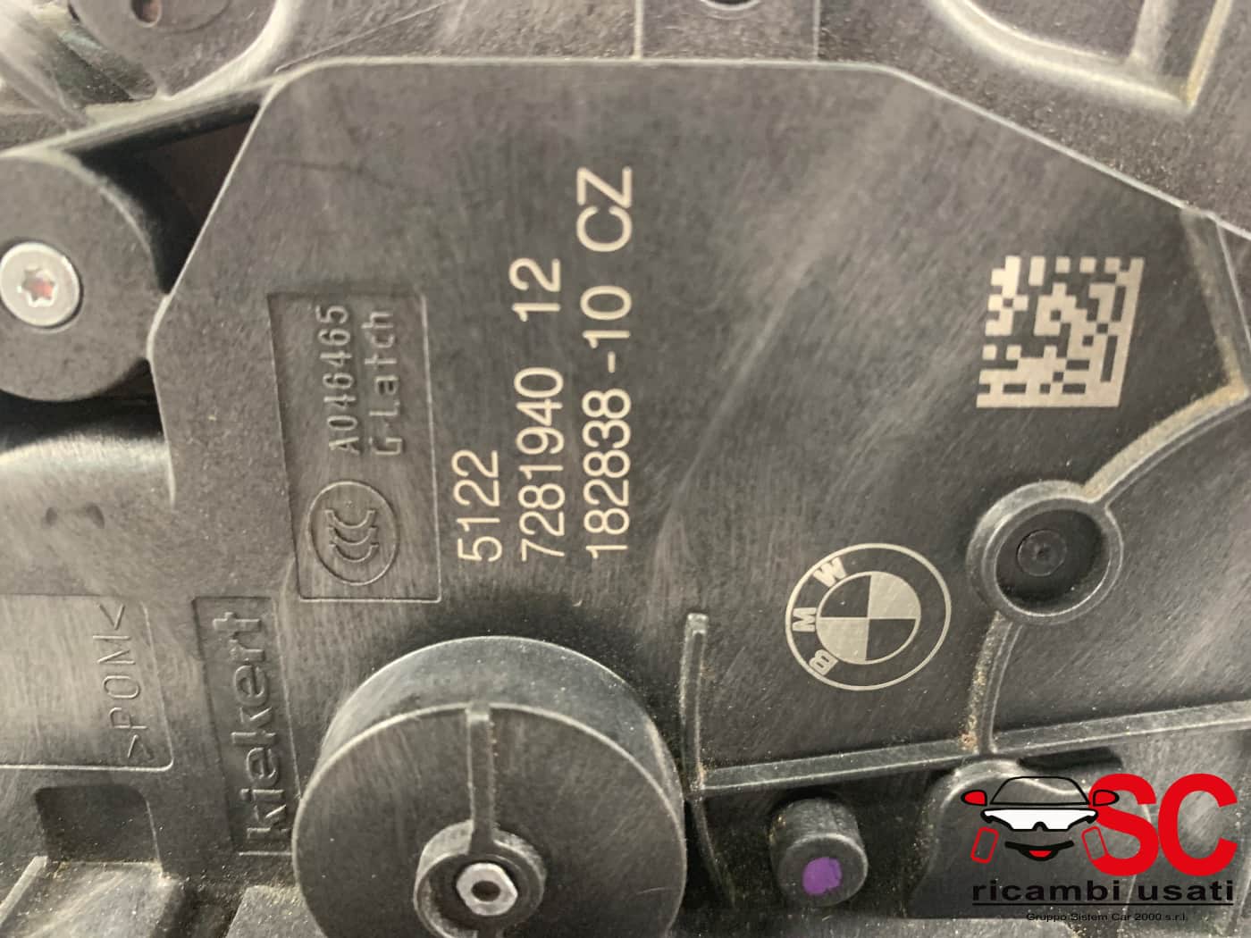 Serratura Porta Posteriore Destra Bmw X1 F48 51227281940 - 43330 Serratura Porta Posteriore Destra Bmw X1 F48 51227281940 - 43330