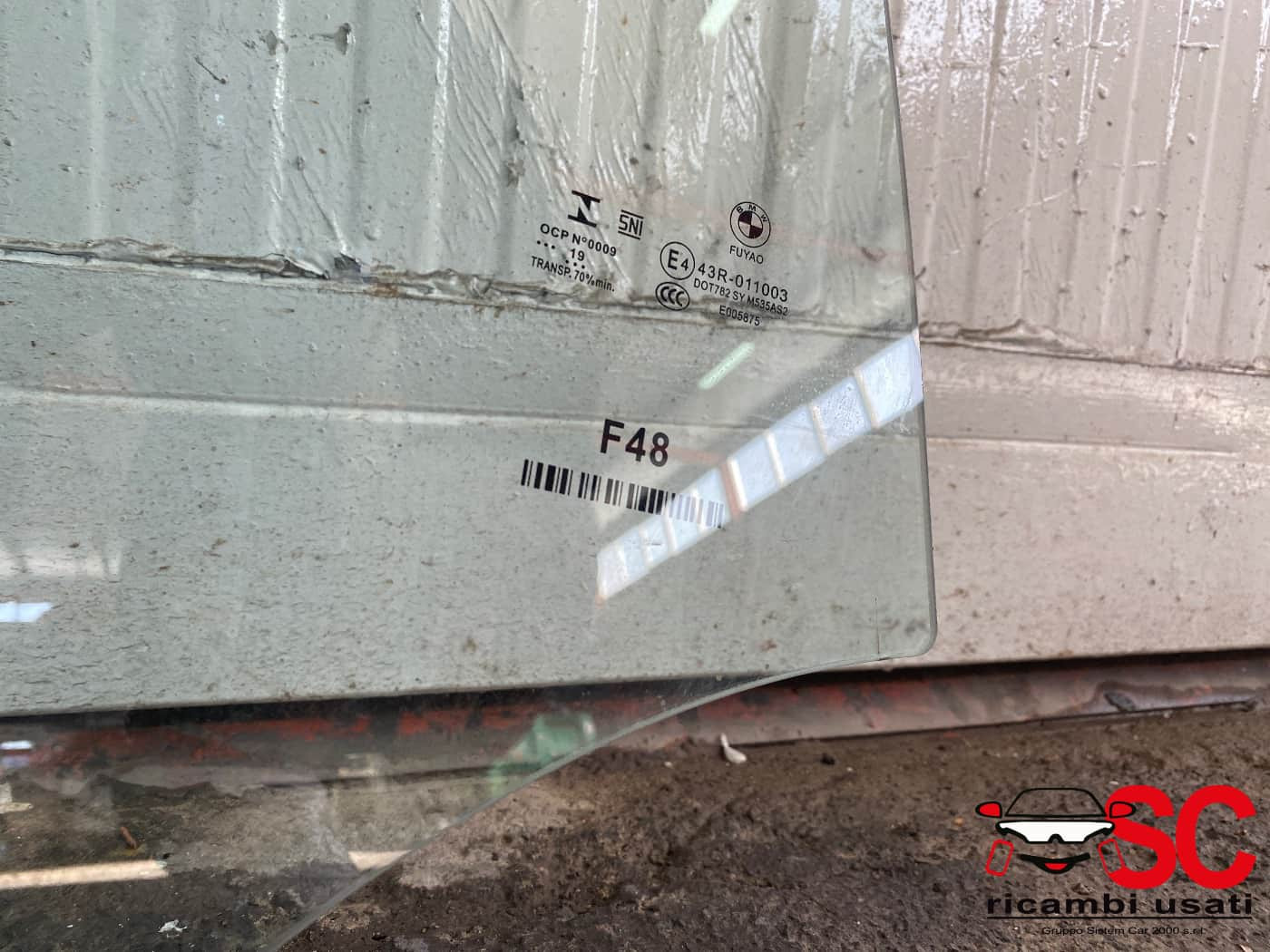 VETRO SCENDENTE POSTERIORE DESTRO BMW X1 Serie (F48) (15>)
