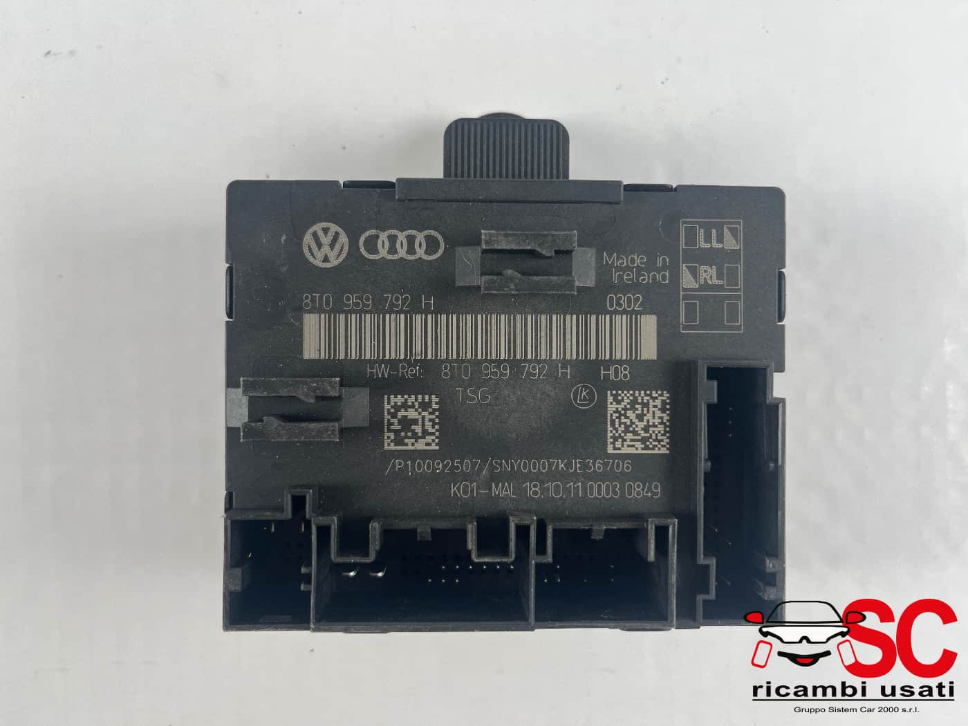 CENTRALINA PORTA DX PASSEGGERO AUDI A5 Coupé (8T) 8T0959792H (07>11)