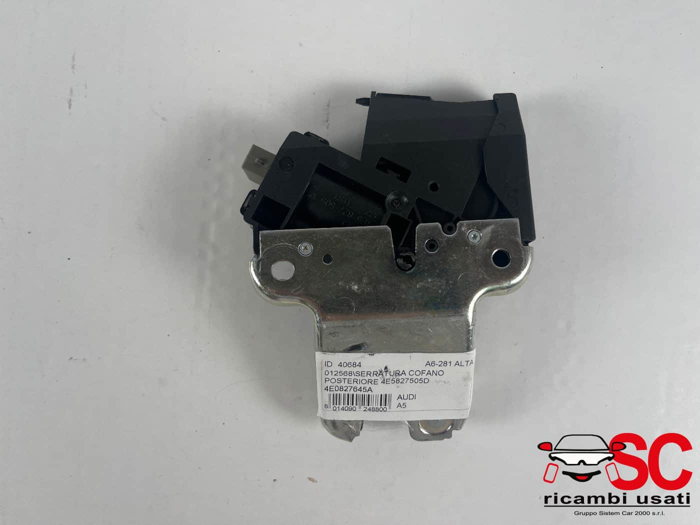 SERRATURA PORTELLONE POSTERIORE AUDI A5 Coupé (8T) 4E5827505D (07>11)