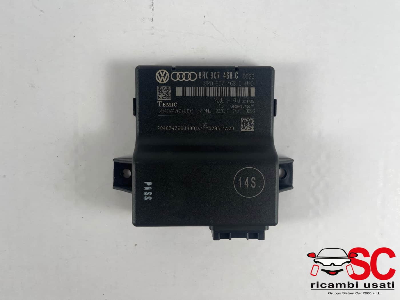 8R0907468C 8R0907468C CENTRALINA GATEWAY AUDI A5 Coupé (8T) diesel