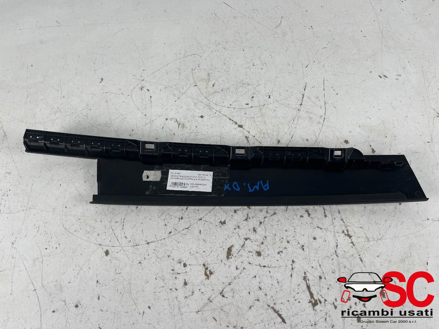 MODANATURA PORTA ANT DX VOLKSWAGEN Tiguan Restyling Serie 5NA837902 (20>)