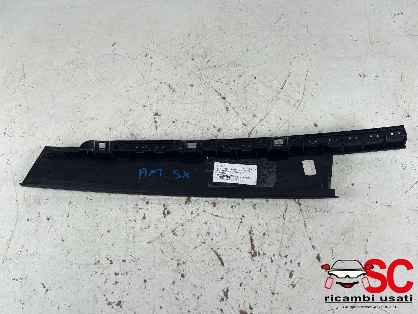 MODANATURA PORTA ANT SX VOLKSWAGEN Tiguan Restyling Serie 5NA837901C (20>)