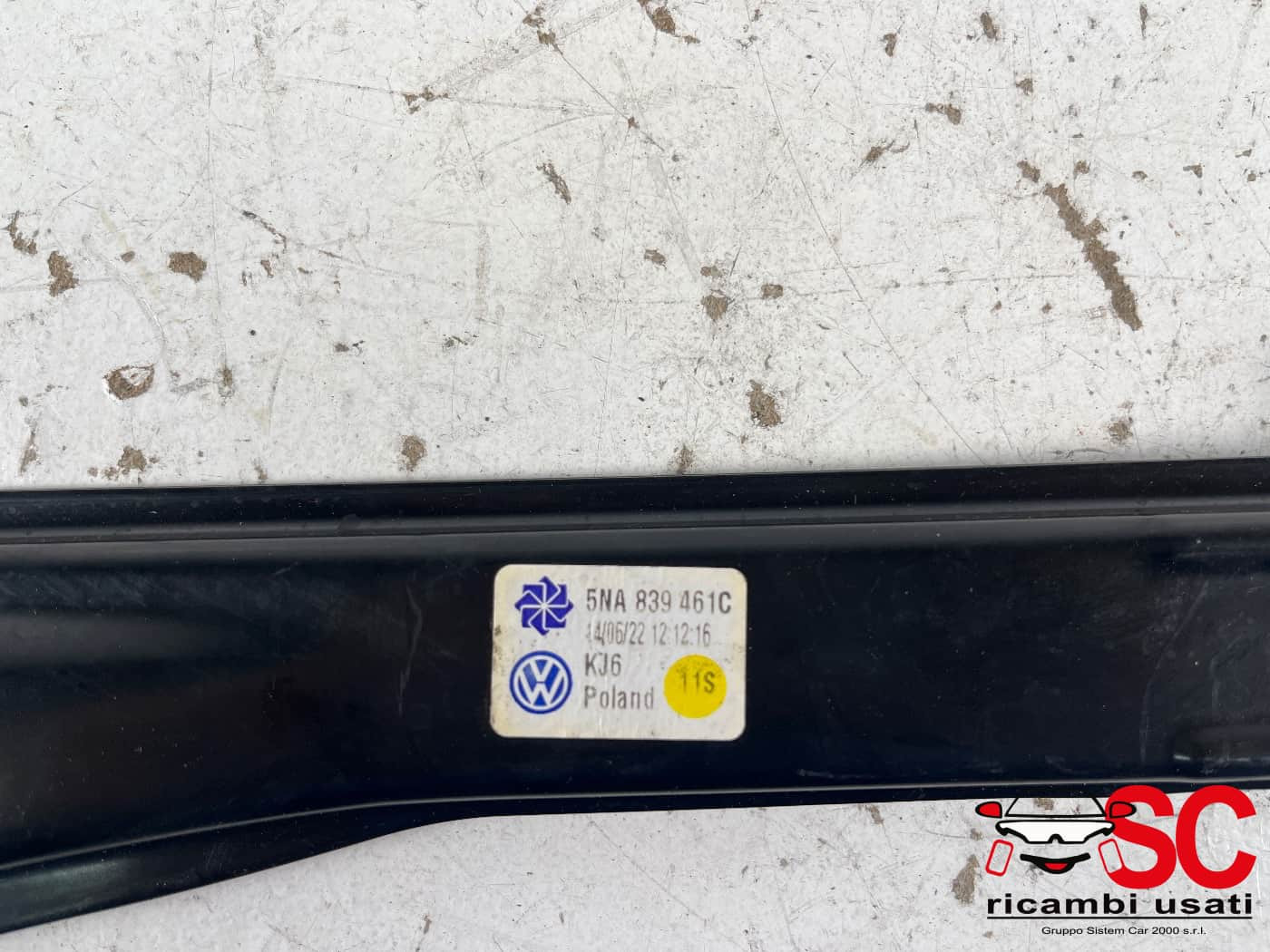 MECCANISMO ALZAVETRO POST. SX VOLKSWAGEN Tiguan Restyling Serie 5NA839461C (20>)