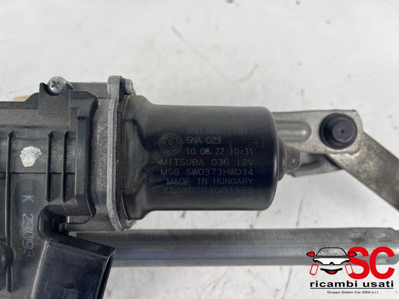 MOTORINO TERGICRISTALLO ANTERIORE VOLKSWAGEN Tiguan Restyling Serie 5NB955023B (20>)