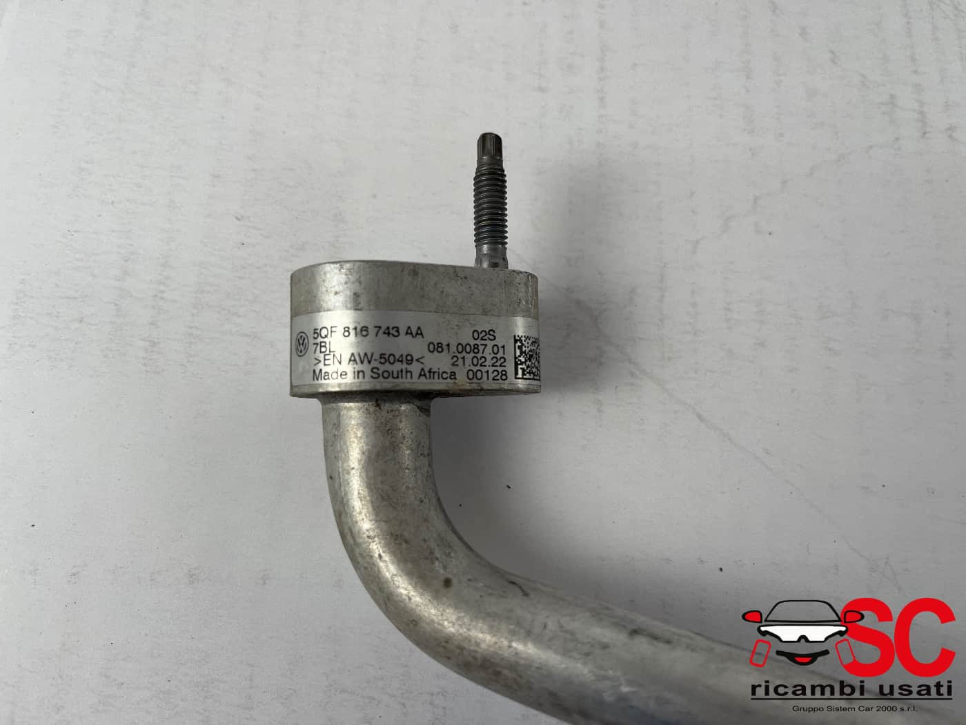 5QF816743AA TUBO ARIA CONDIZIONATA VOLKSWAGEN Tiguan Restyling Serie diesel