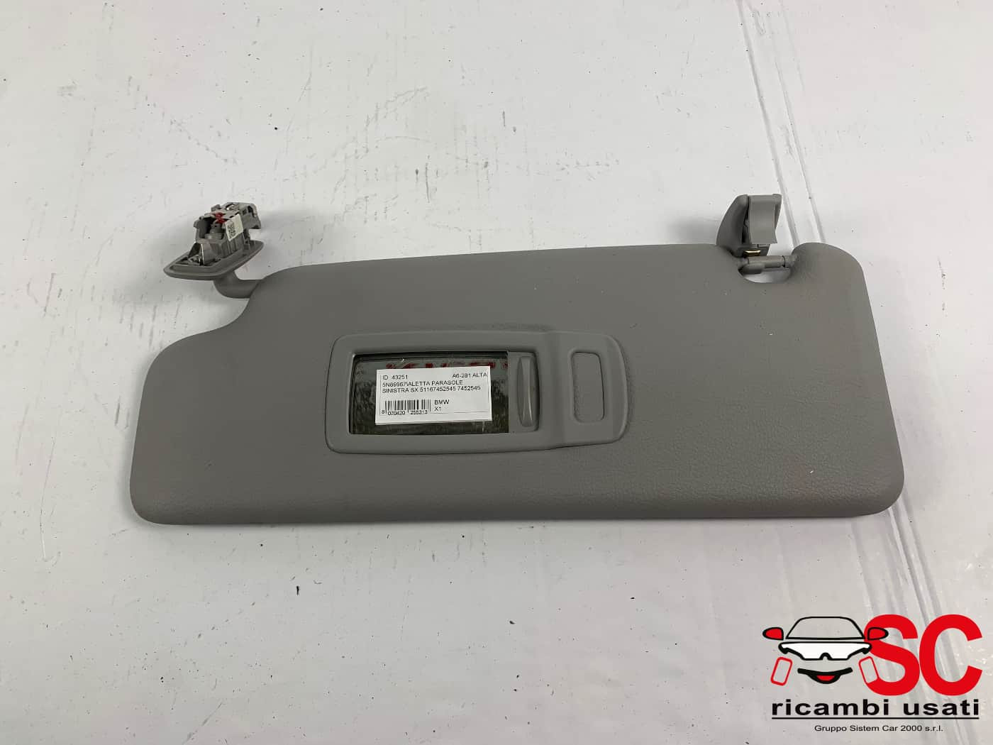 PARASOLE ALETTA ANTERIORE SX BMW X1 Serie (F48) 51167452545 (15>)