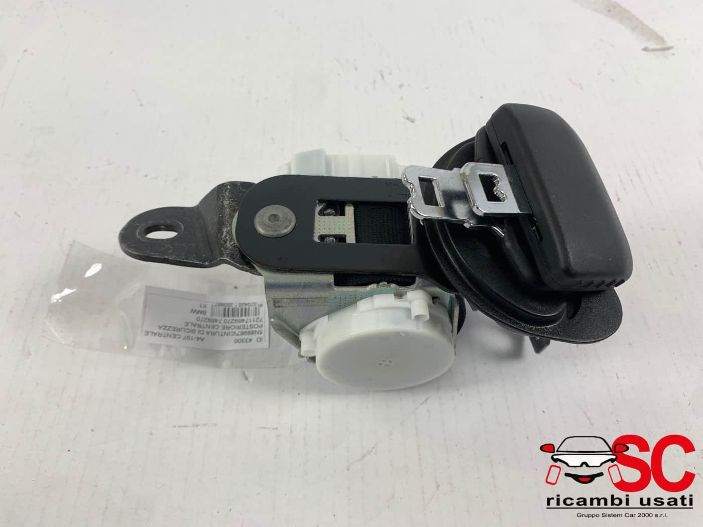 CINTURA DI SICUREZZA POSTERIORE CENTRALE BMW X1 Serie (F48) 72117469270 (15>)