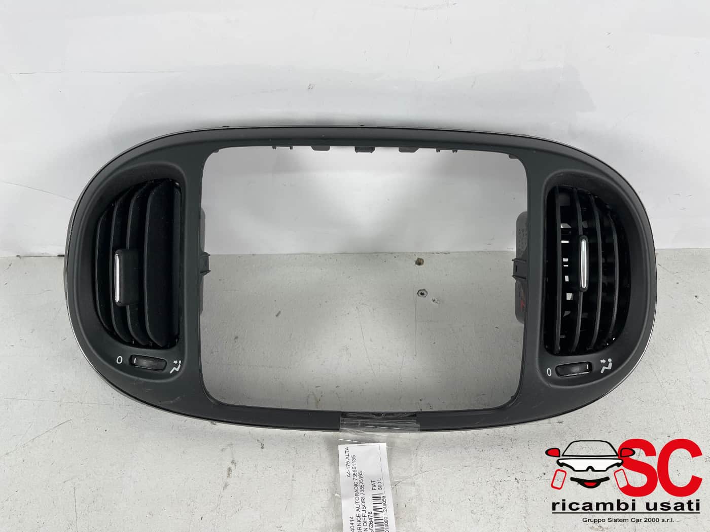 Cornice Autoradio Fiat 500l 735651135 - 40414
