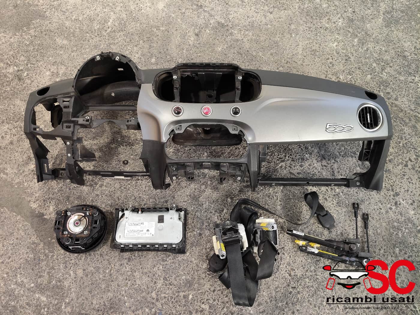 Musata E Kit Airbag Abarth 595 - W01510 Musata E Kit Airbag Abarth 595 - W01510