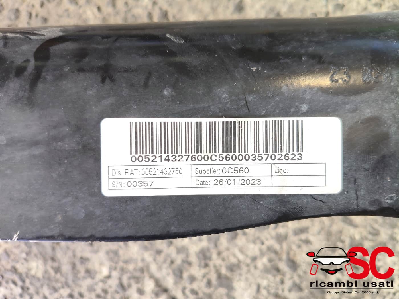 Ponte Assale Posteriore New Panda 1.0 Hybrid 52143276 - W01541