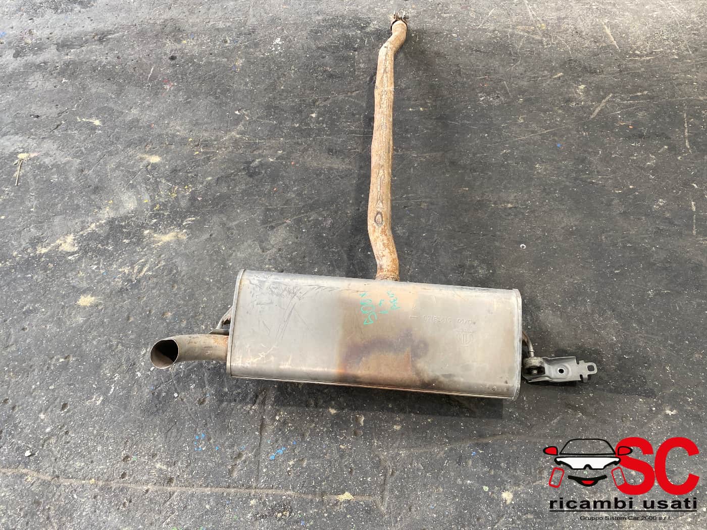 Marmitta Terminale Di Scarico Fiat 500x 1.3 Benzin 51938160 - W01582