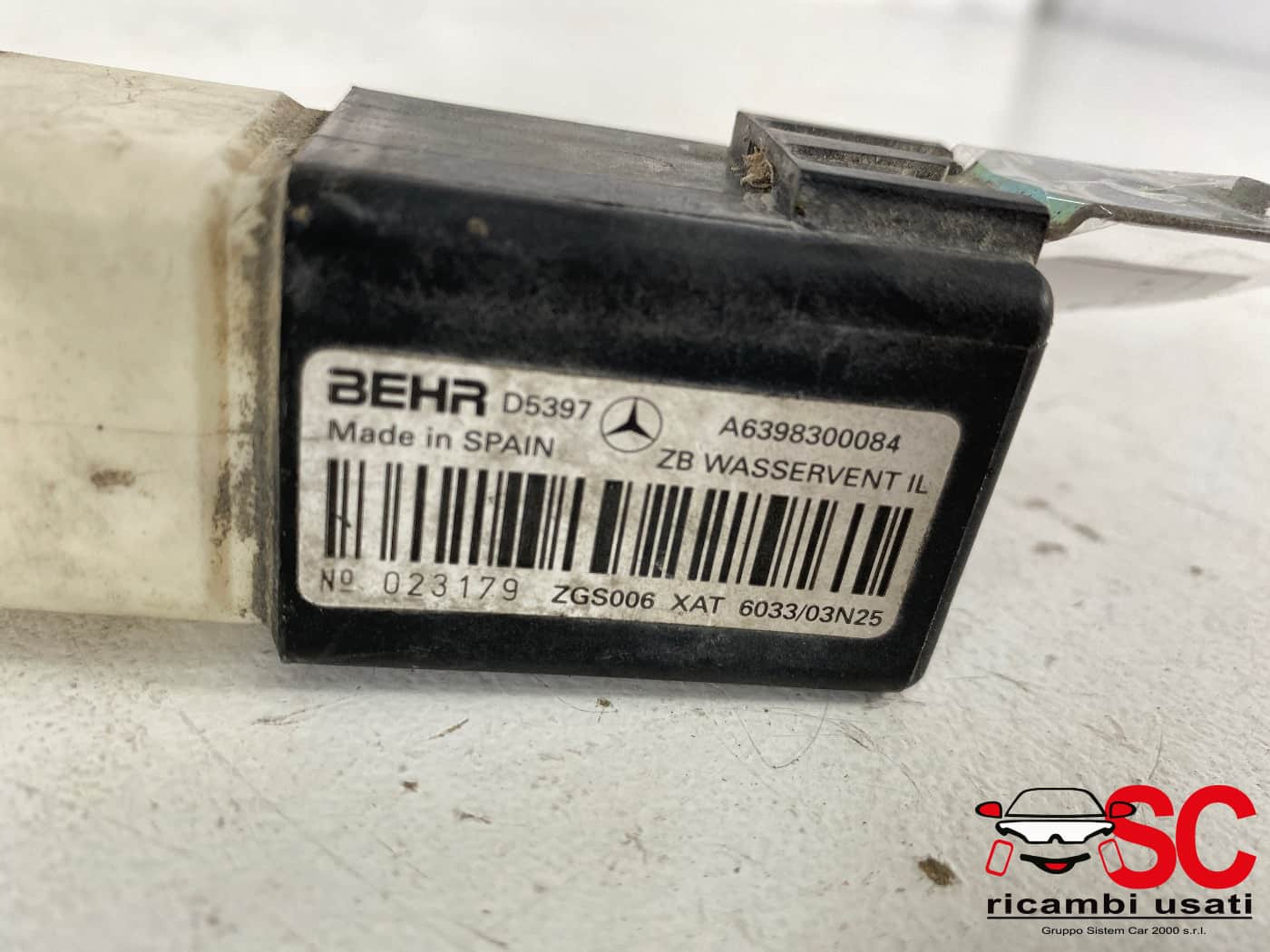 A6398300084 A6398300084 CANDELETTE MERCEDES Viano 1° Serie diesel