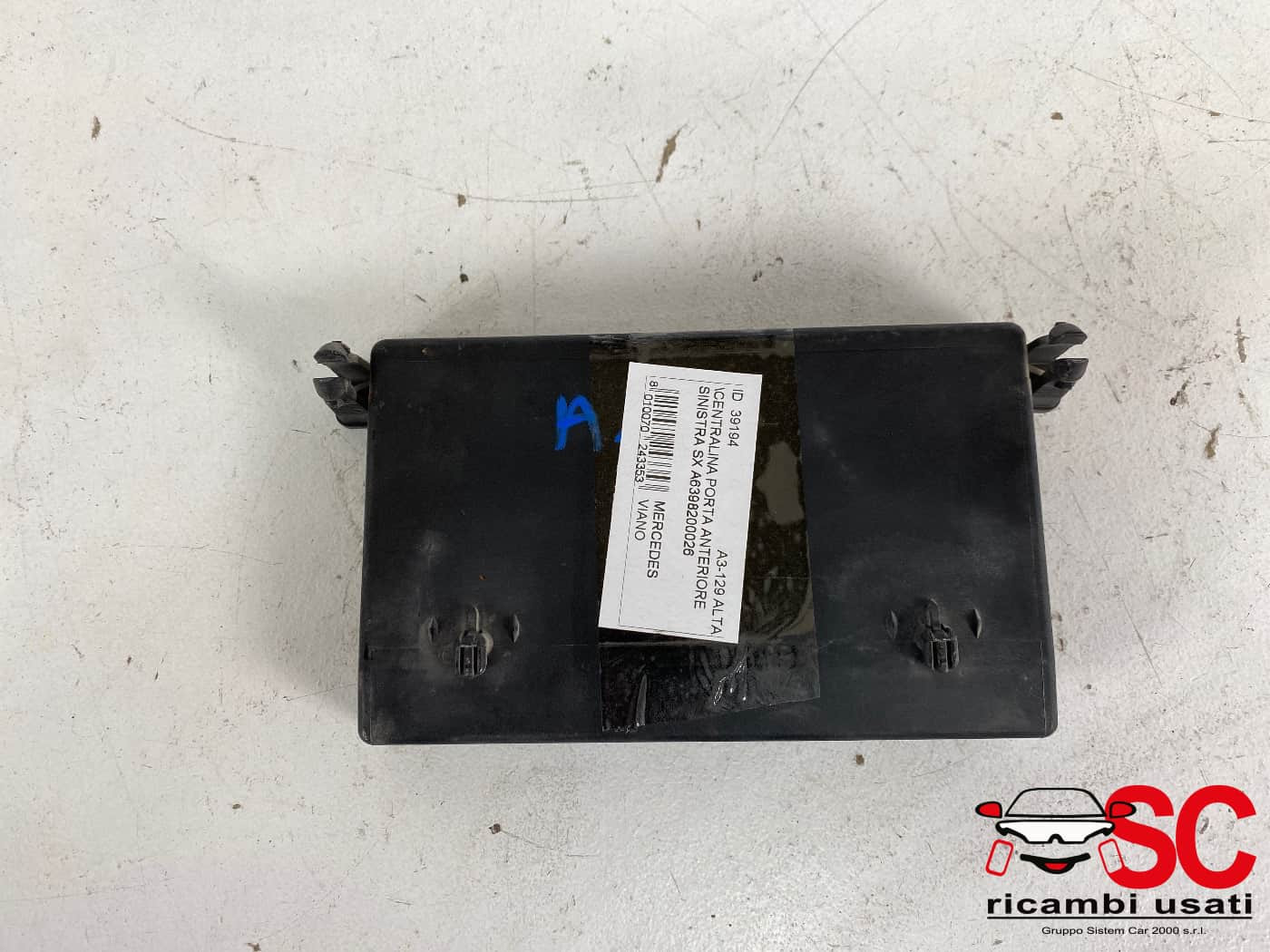 CENTRALINA PORTA SX GUIDA MERCEDES Viano 1° Serie A6398200026 (03>)