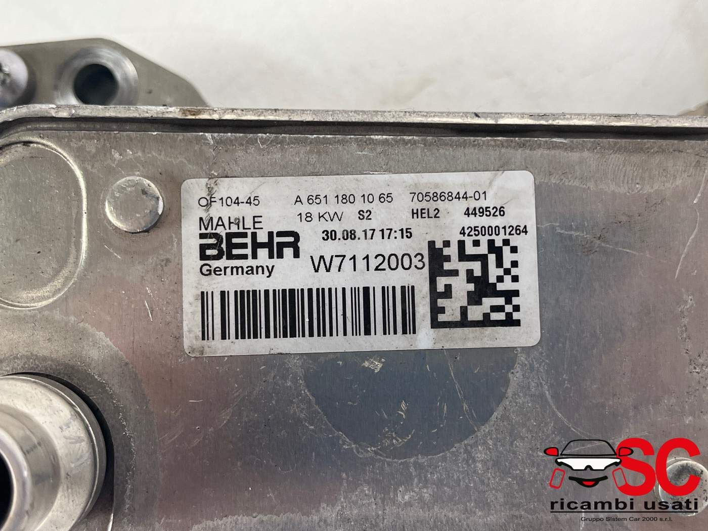 A6511801065 A6511801065 SUPPORTO FILTRO OLIO MERCEDES CLA Coupé (C117) diesel