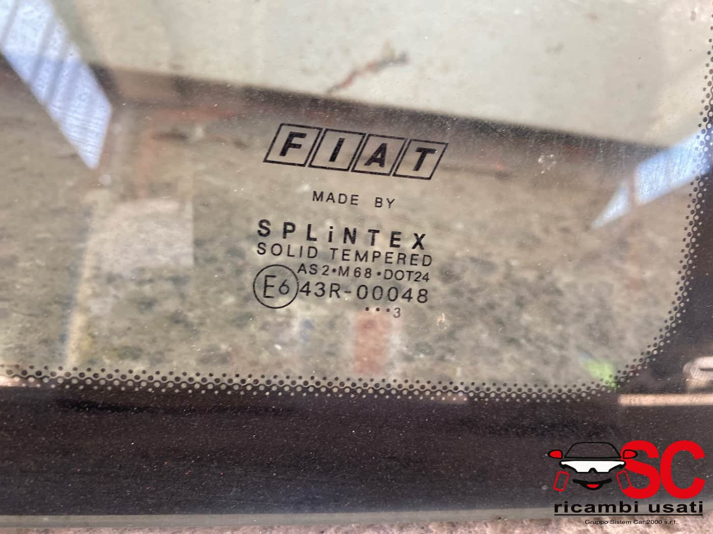 VETRO FISSO POSTERIORE DX FIAT Punto Berlina 5P 3° Serie (03>)