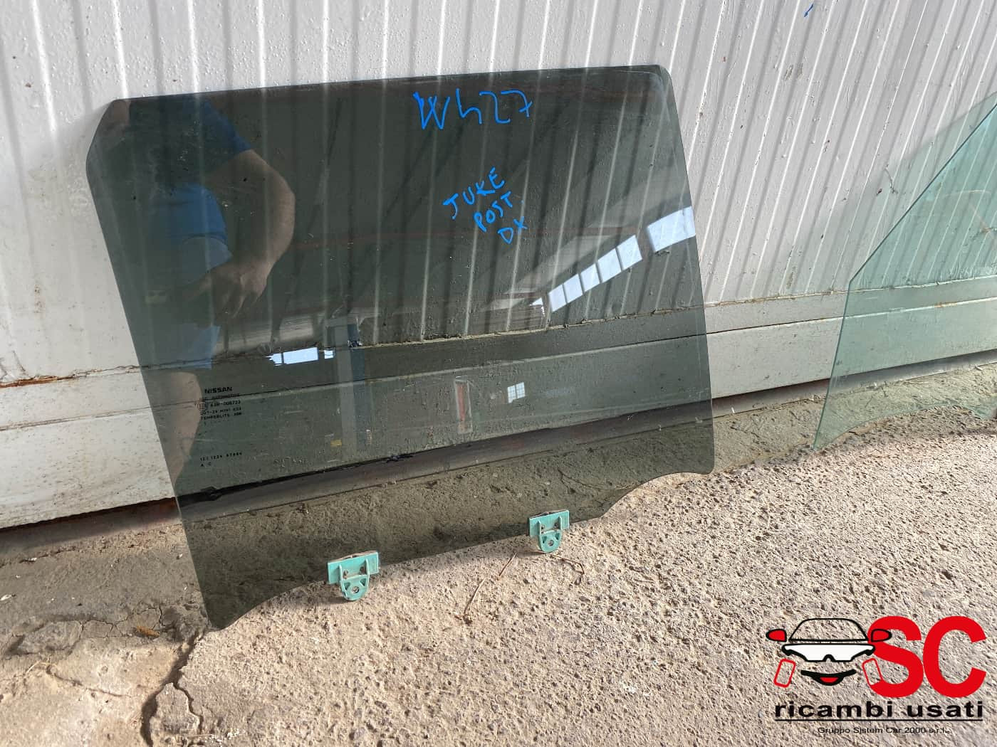 VETRO SCENDENTE POSTERIORE DESTRO NISSAN Juke Serie F15 (14>18)