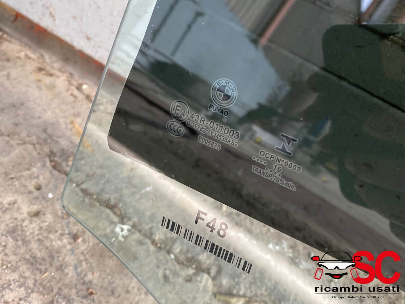 VETRO FISSO POSTERIORE SX BMW X1 Serie (F48) (15>)