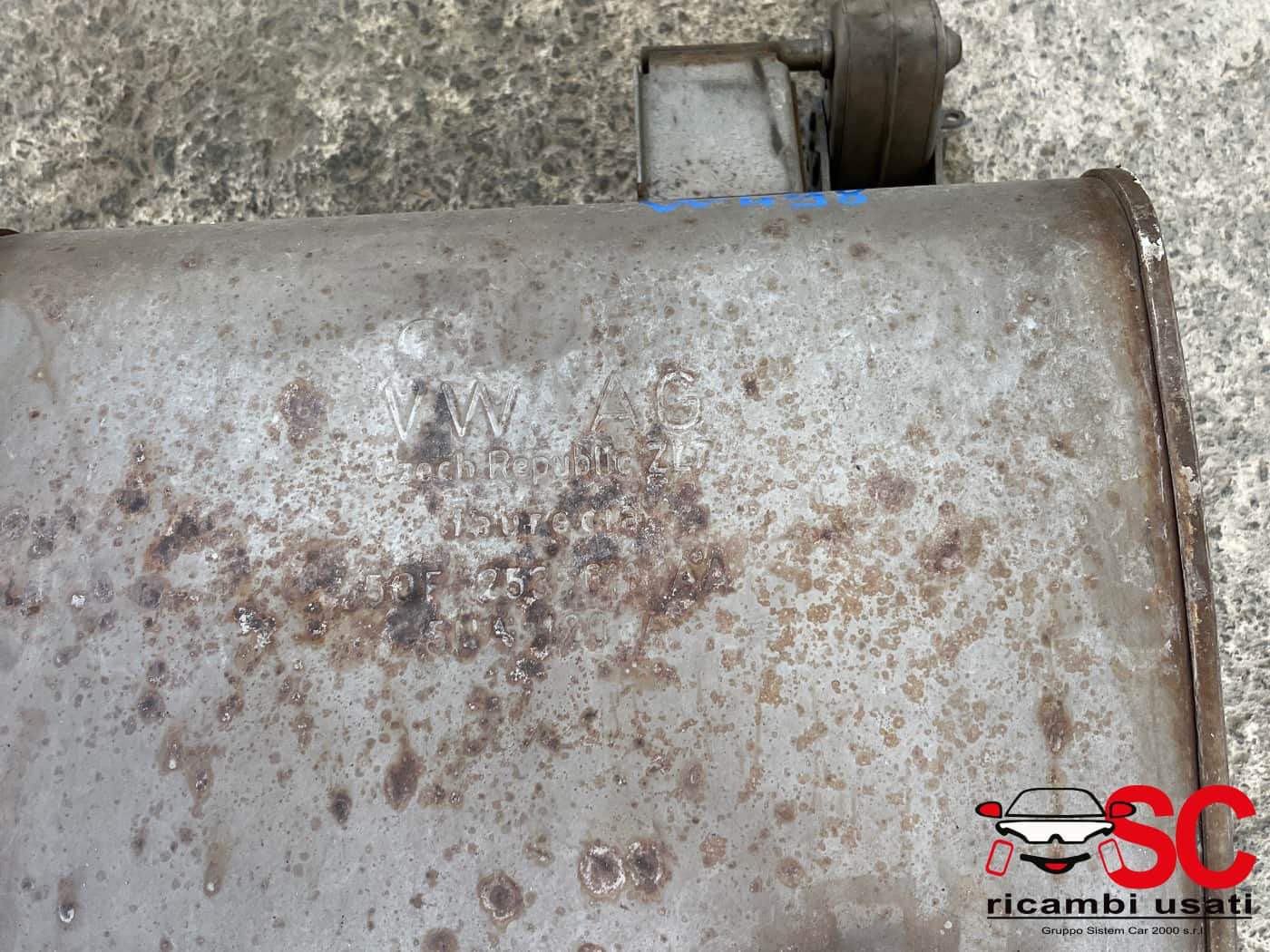 MARMITTA COMPLETA DI TERMINALE SCARICO VOLKSWAGEN Tiguan Restyling Serie 83A253181D (20>)