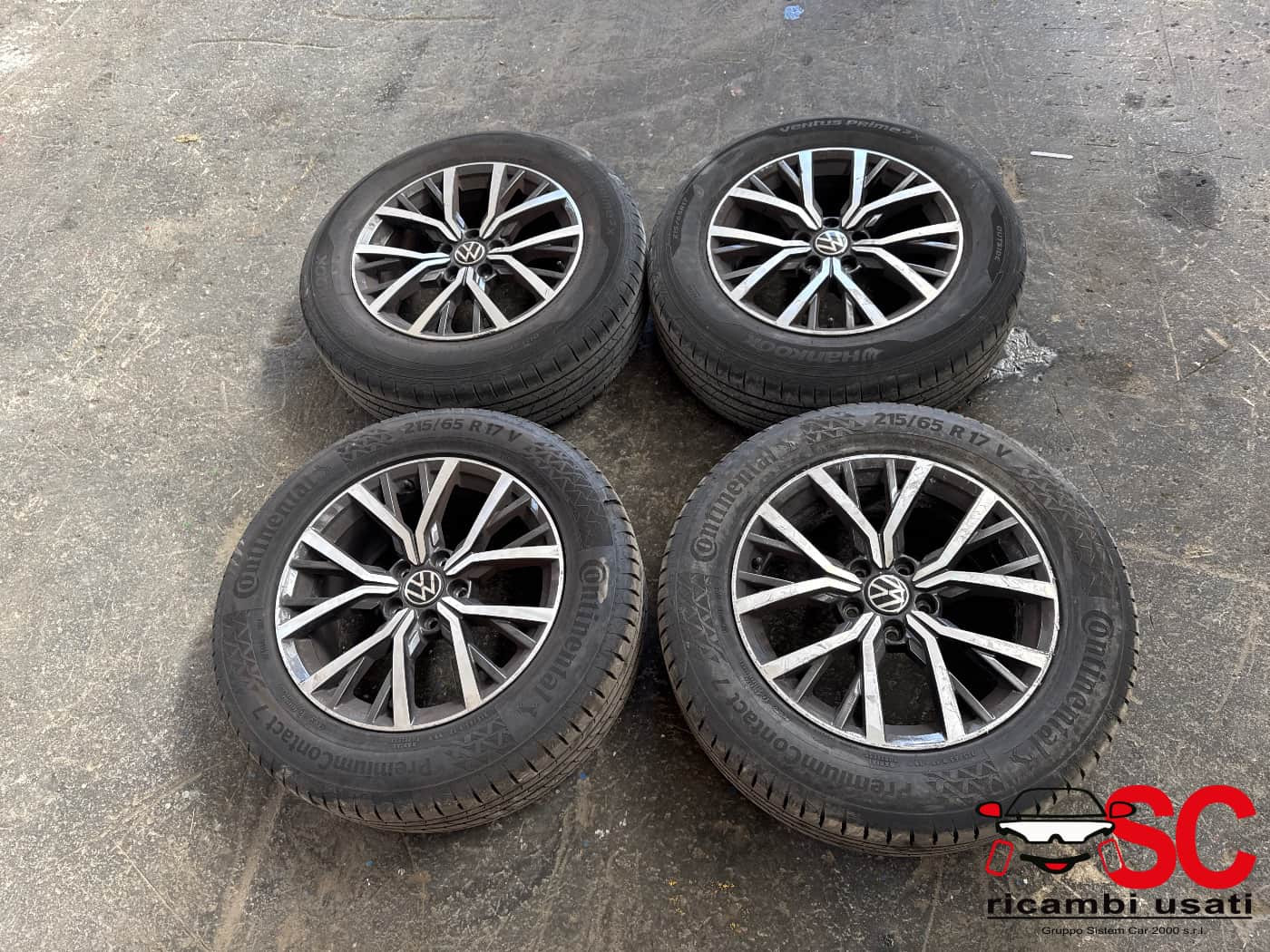 4 CERCHI IN LEGA VOLKSWAGEN Tiguan Restyling Serie 5NA601025AA (20>)