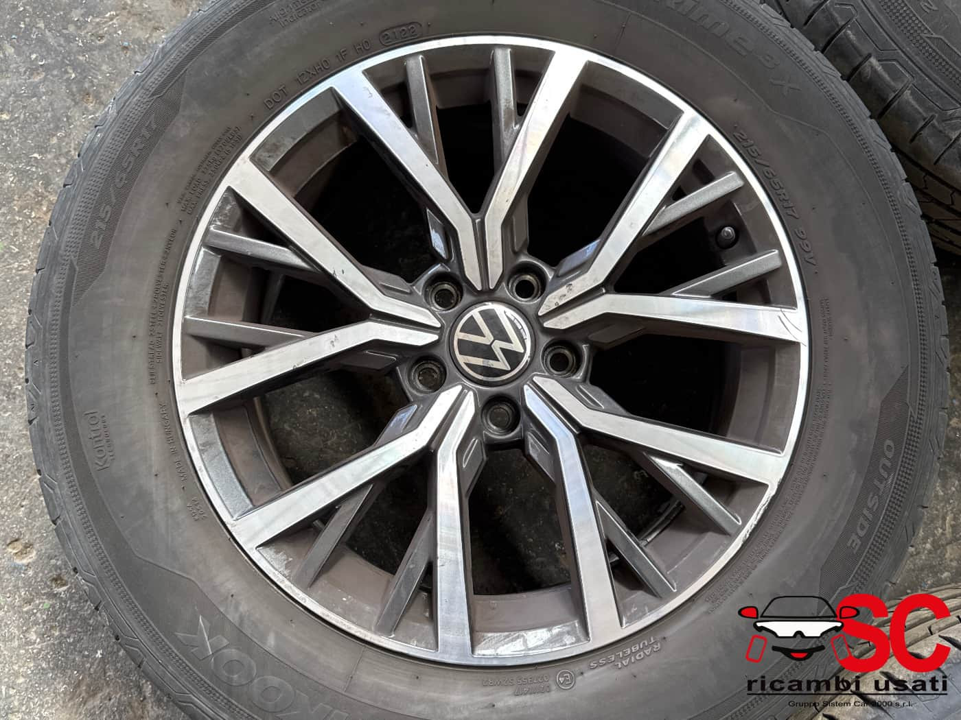 4 CERCHI IN LEGA VOLKSWAGEN Tiguan Restyling Serie 5NA601025AA (20>)