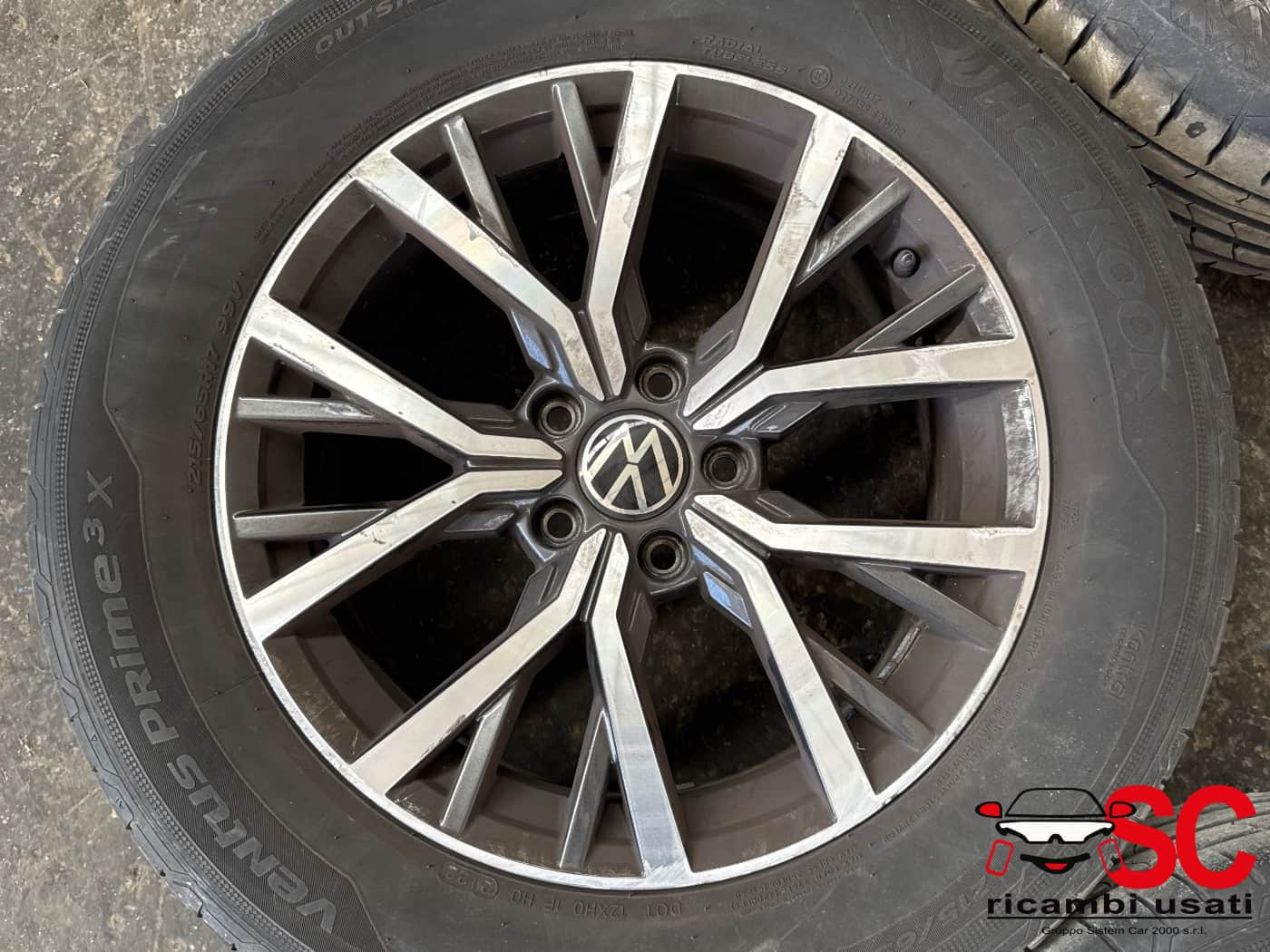 4 CERCHI IN LEGA VOLKSWAGEN Tiguan Restyling Serie 5NA601025AA (20>)