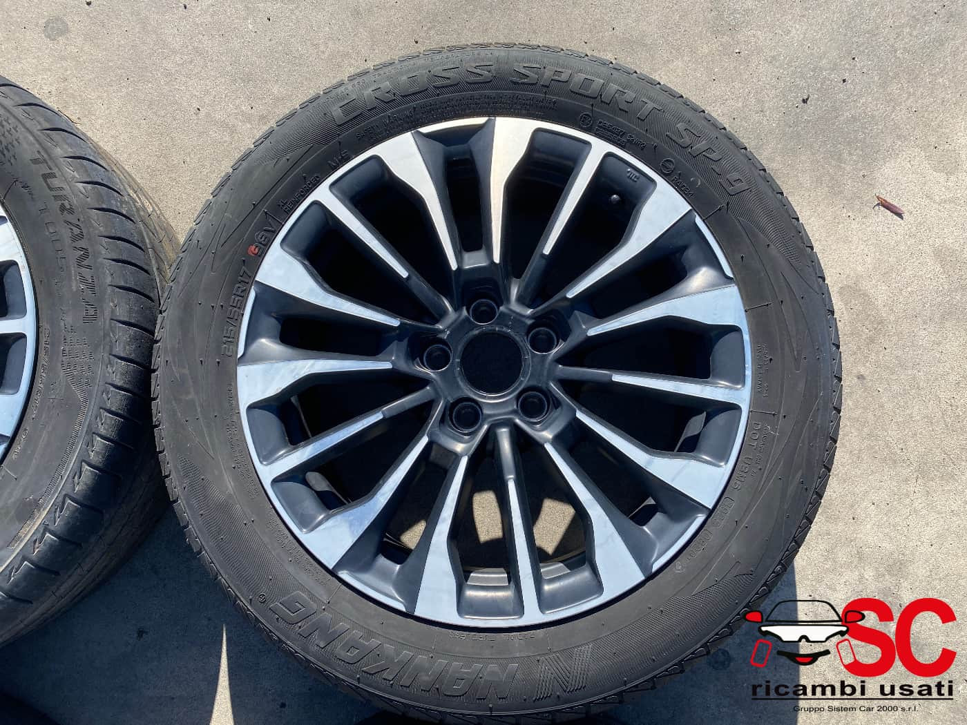 4 CERCHI IN LEGA FIAT 500 X Serie 735690920 (15>)