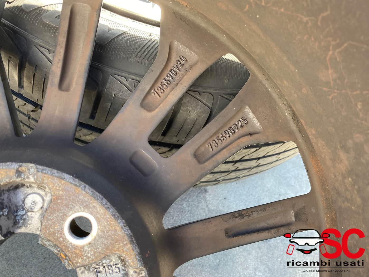 4 CERCHI IN LEGA FIAT 500 X Serie 735690920 (15>)