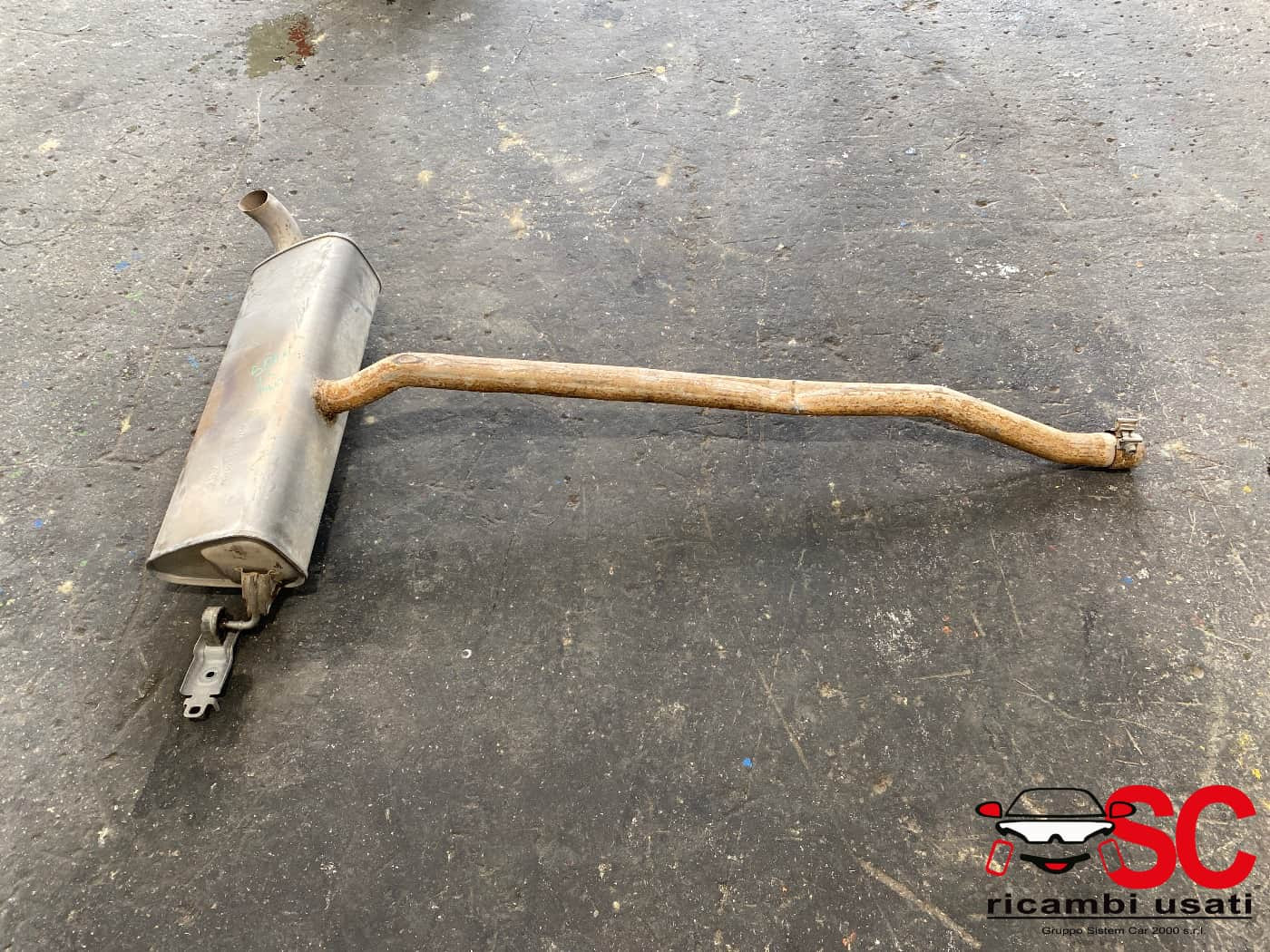 MARMITTA COMPLETA DI TERMINALE SCARICO FIAT 500 X Serie 51938160 (15>)