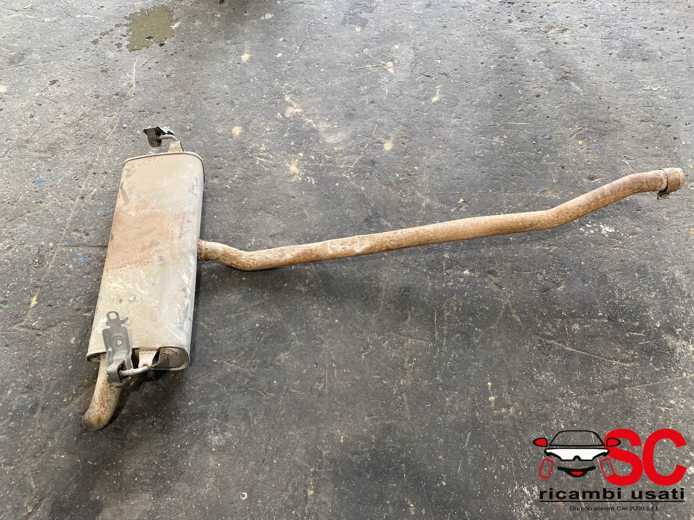 MARMITTA COMPLETA DI TERMINALE SCARICO FIAT 500 X Serie 51938160 (15>)