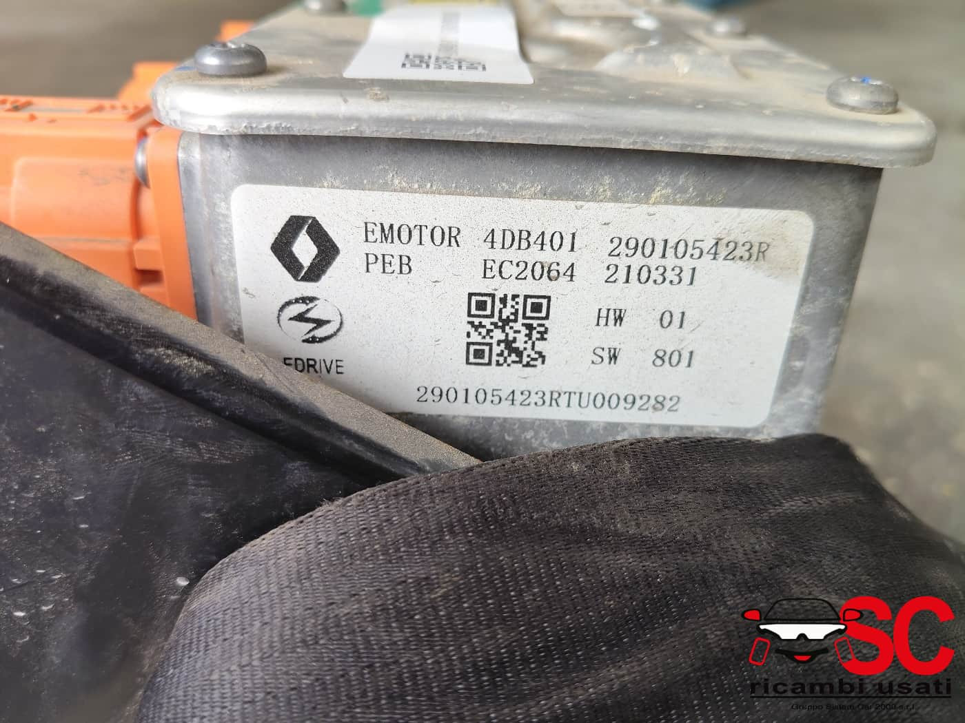 4DB401 MOTORE SEMICOMPLETO DACIA Spring Serie elettrica