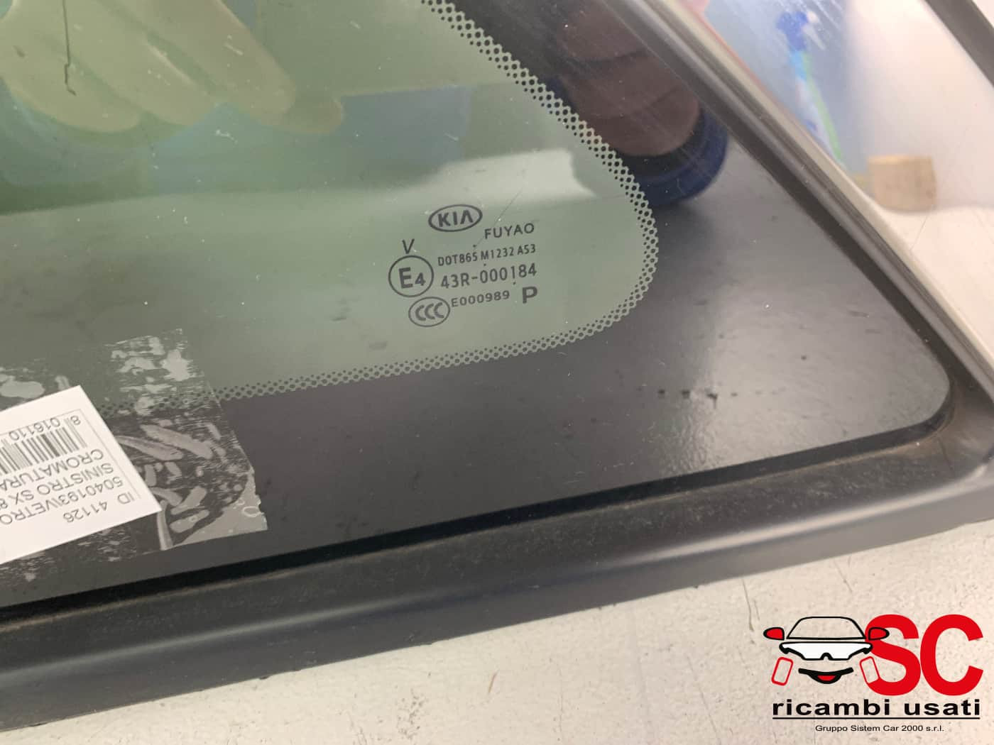 VETRO FISSO POSTERIORE SX KIA Niro Serie 87810G5000 (16>)