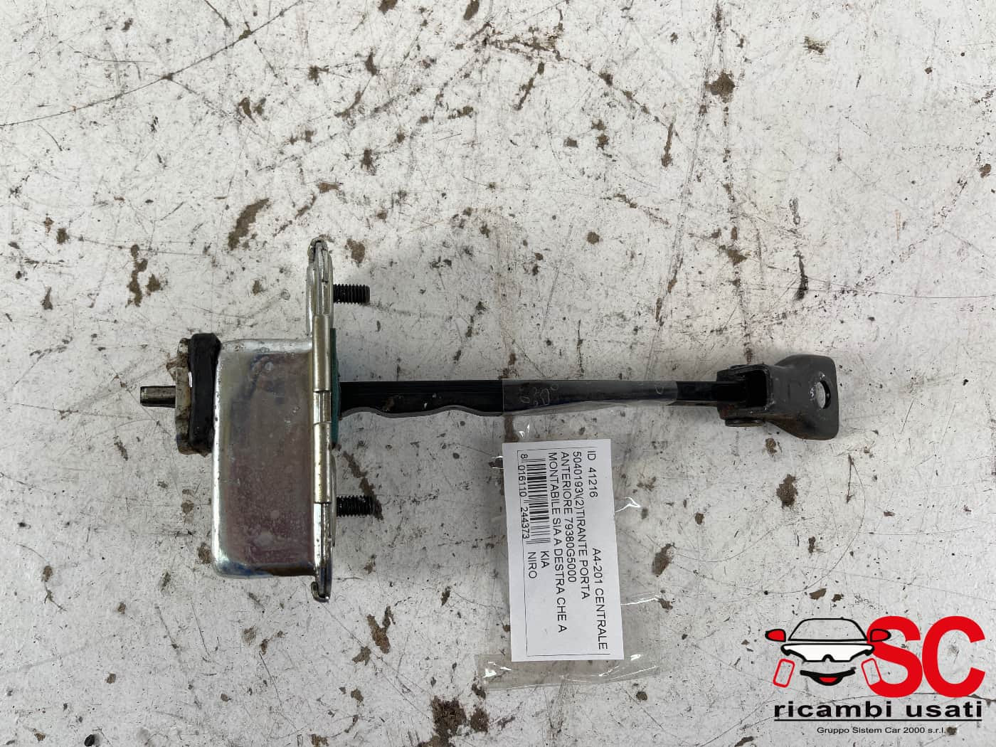 TIRANTE FERMO PORTA ANT. DX KIA Niro Serie 79380G5000 (16>)
