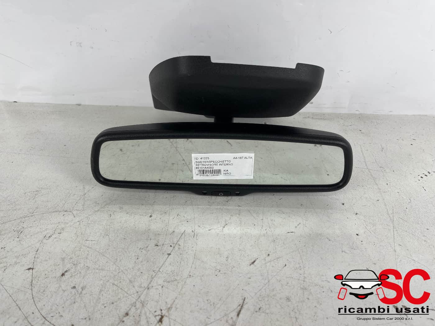 SPECCHIETTO RETROVISORE INTERNO KIA Niro Serie 85101A4000 (16>)