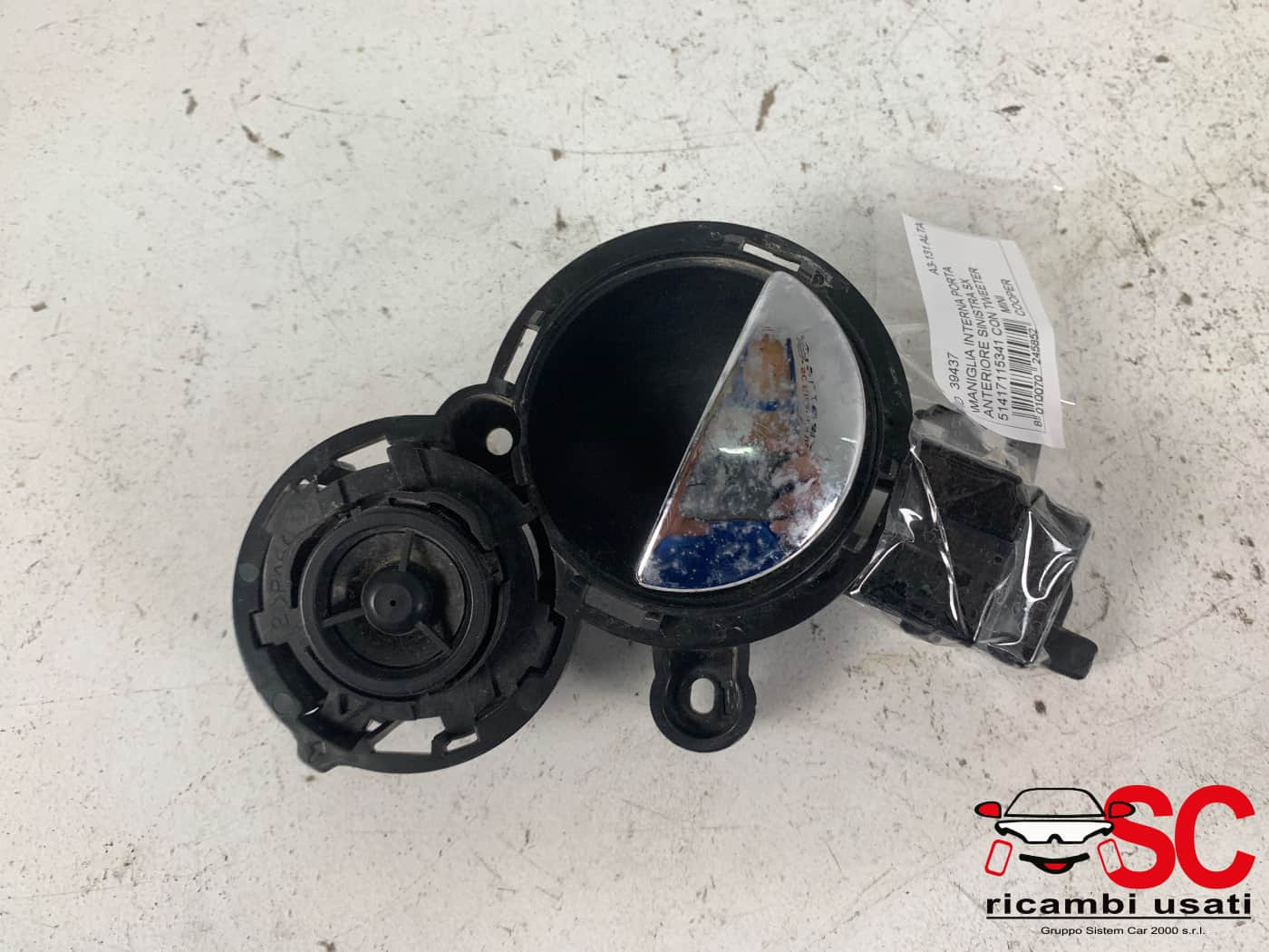 MANIGLIA ESTERNA ANTERIORE SINISTRA MINI Cooper 1° Serie 51417115341 (00>06)
