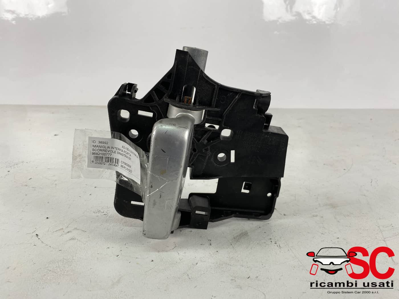 MANIGLIA ESTERNA PORTA LATERALE SCORREVOLE CITROEN Berlingo 2° Serie 9682100777 (02>08)