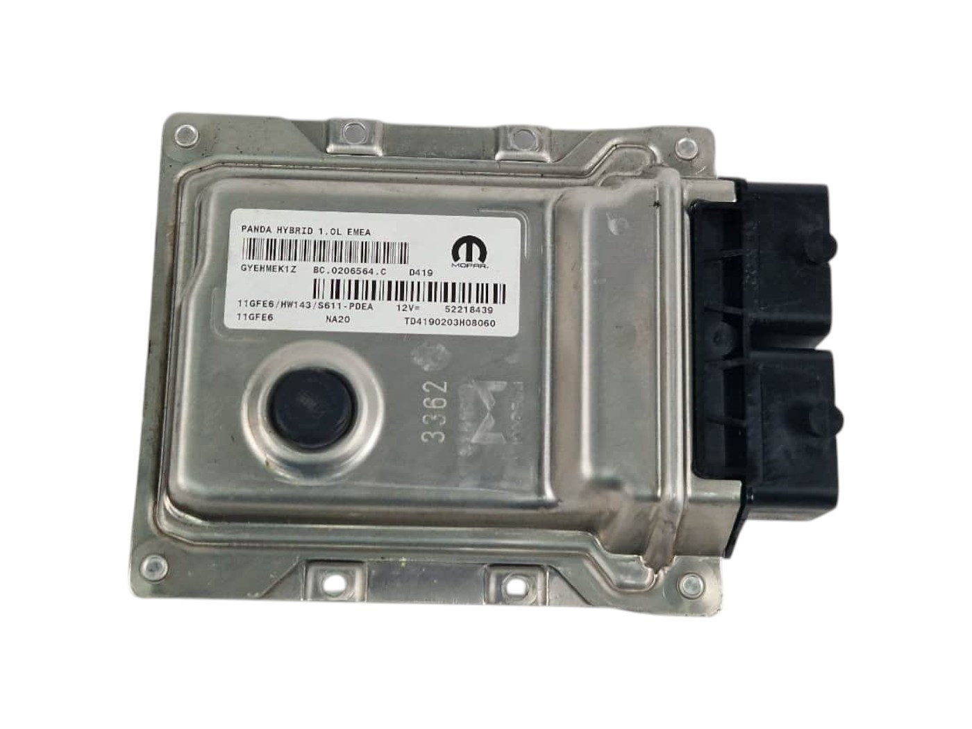 52218439 52218439 CENTRALINA MOTORE FIAT Panda 3° Serie hybrid