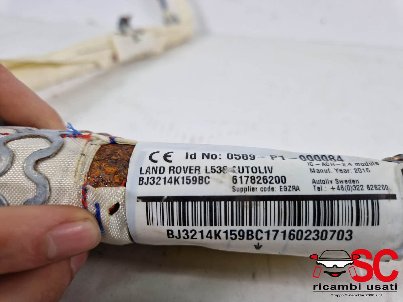 AIRBAG A TENDINA LATERALE PASSEGGERO LAND ROVER Range Rover Evoque 1° Serie BJ3214K159BC (11>)