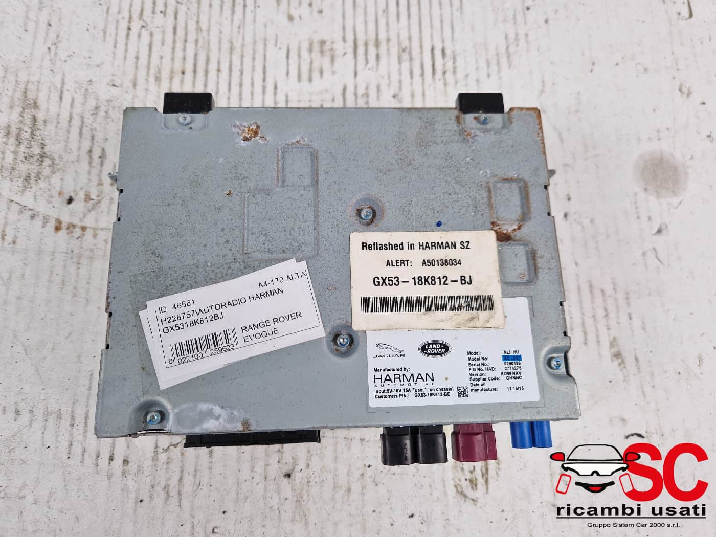 AUTORADIO LAND ROVER Range Rover Evoque 1° Serie GX5318K812BJ (11>)