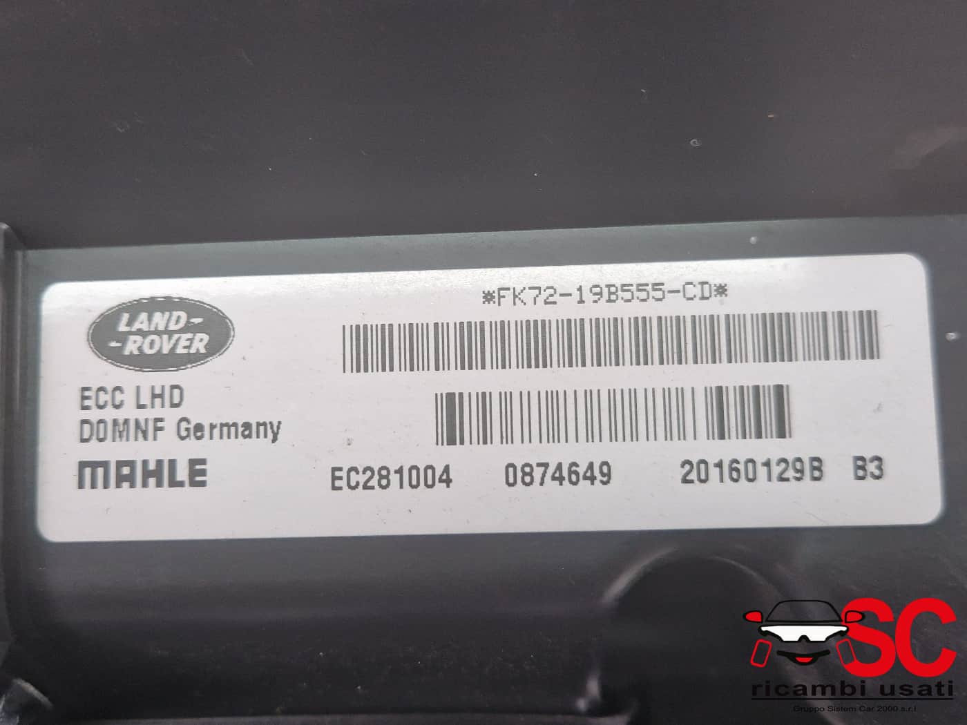STUFA LAND ROVER Range Rover Evoque 1° Serie FK7219B555CD (11>)
