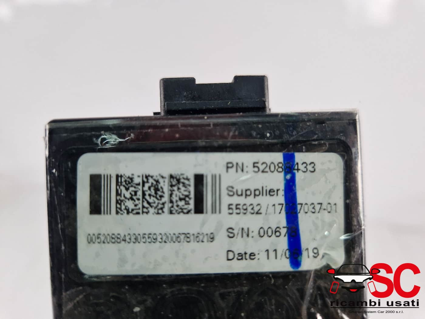 52088433 52088433 BLOCCHETTO ACCENSIONE CON CHIAVE PIU JEEP Compass Serie diesel