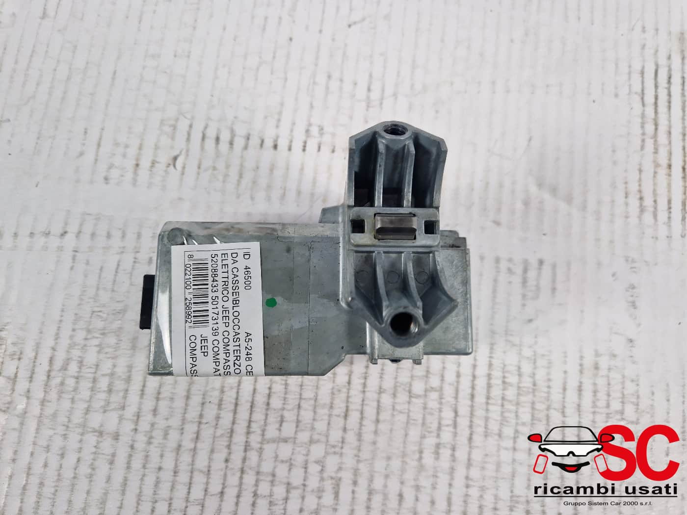 52088433 52088433 BLOCCHETTO ACCENSIONE CON CHIAVE PIU JEEP Compass Serie diesel