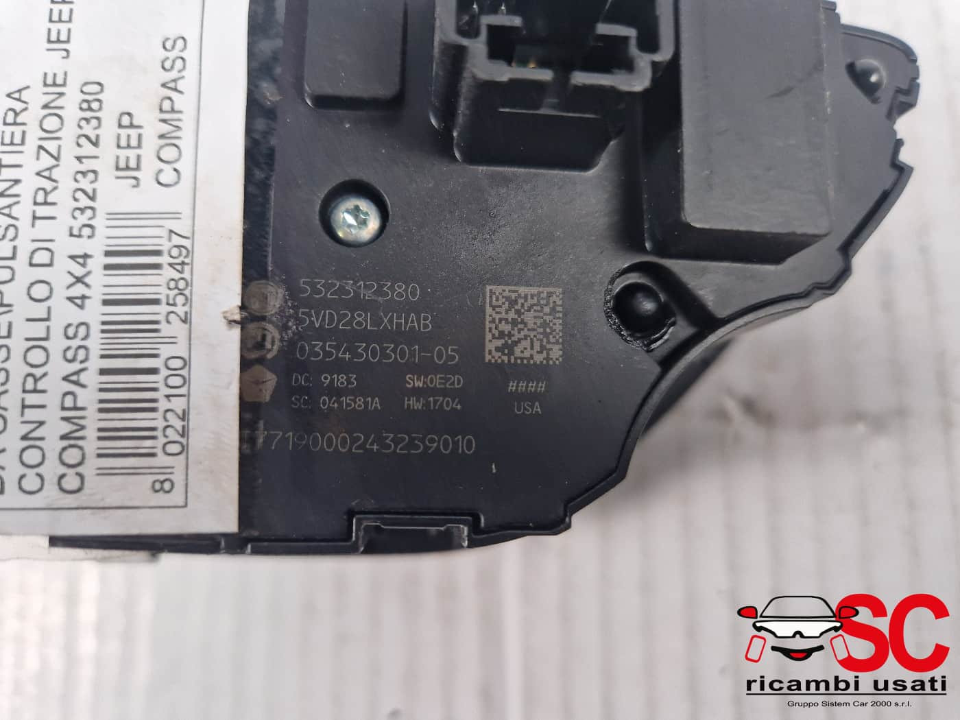 PULSANTI JEEP Compass Serie 532312380 (16>)