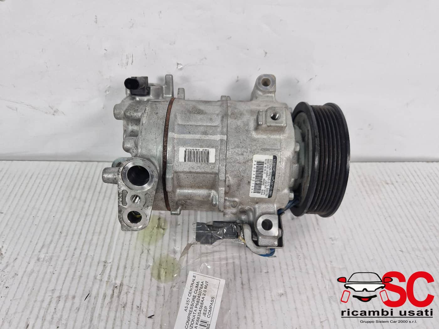 P68245076AA P68245076AA COMPRESSORE ARIA CONDIZIONATA JEEP Compass Serie diesel