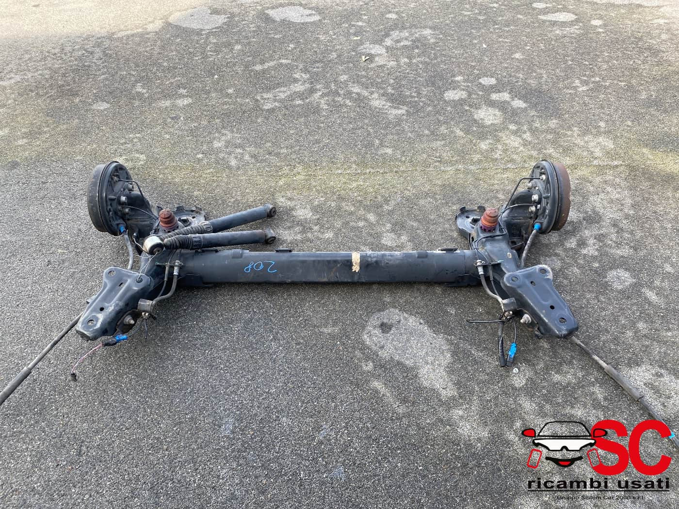 ASSALE POSTERIORE PEUGEOT 208 Serie 1607197380 diesel (12>19)