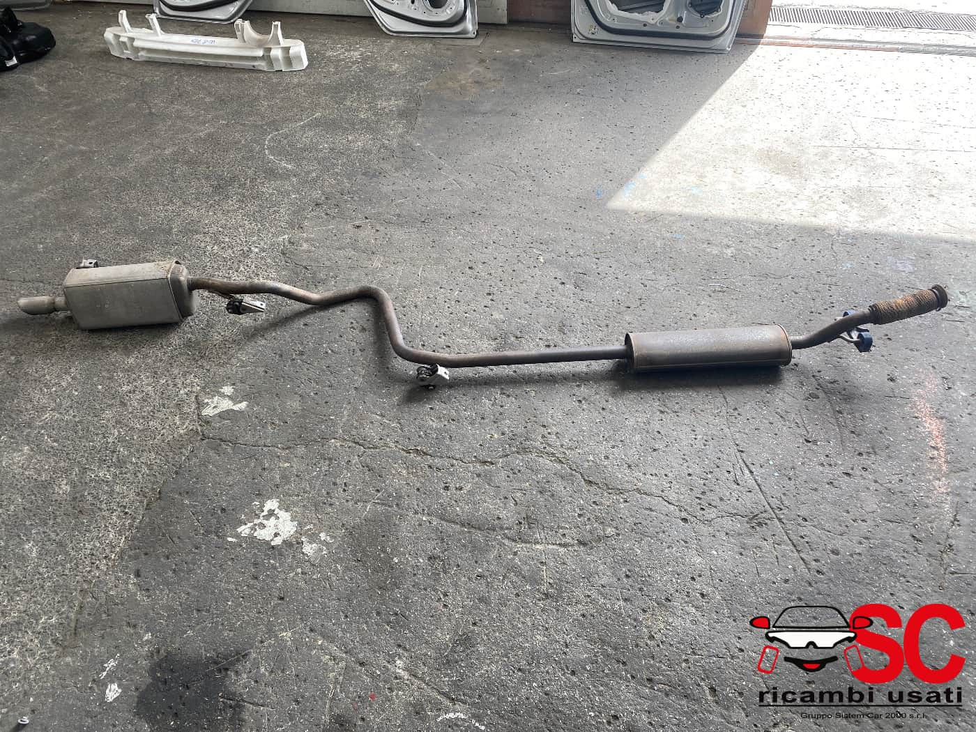MARMITTA COMPLETA DI TERMINALE SCARICO RENAULT CLIO Serie V 200100615R (19>)