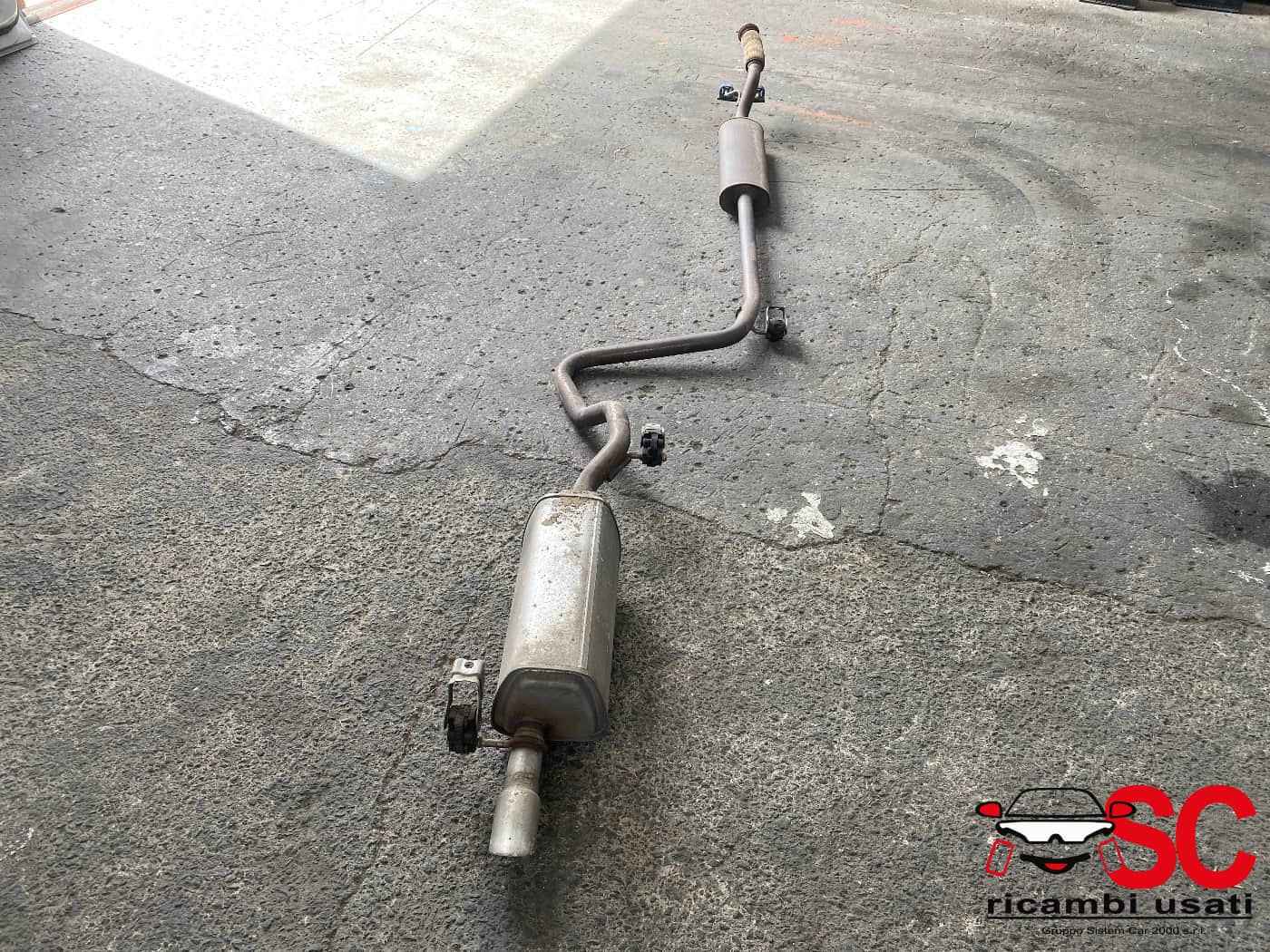 MARMITTA COMPLETA DI TERMINALE SCARICO RENAULT CLIO Serie V 200100615R (19>)