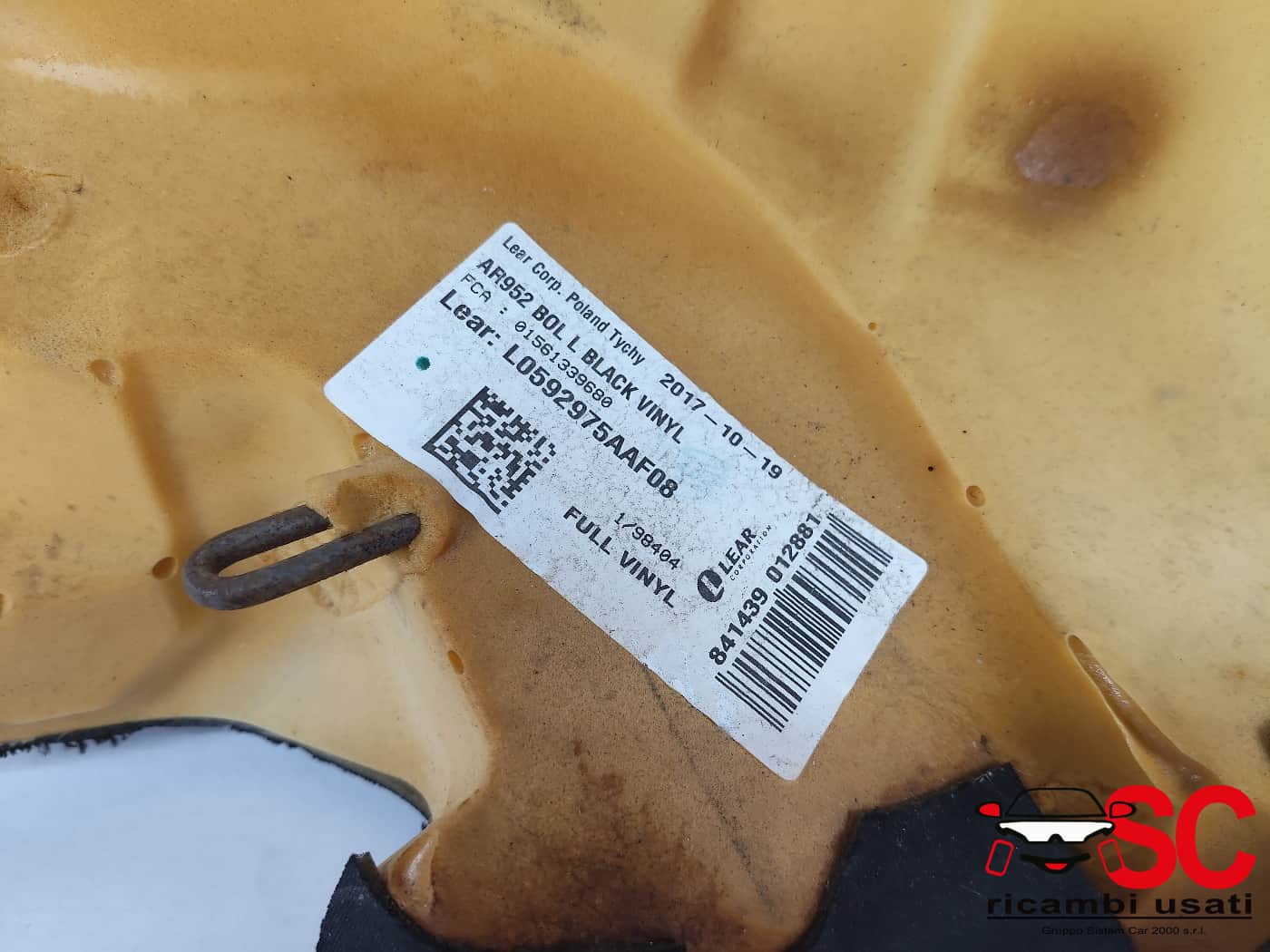 RIVESTIMENTO LATERALE SEDILI ALFA ROMEO Giulia Serie (952_) (16>)