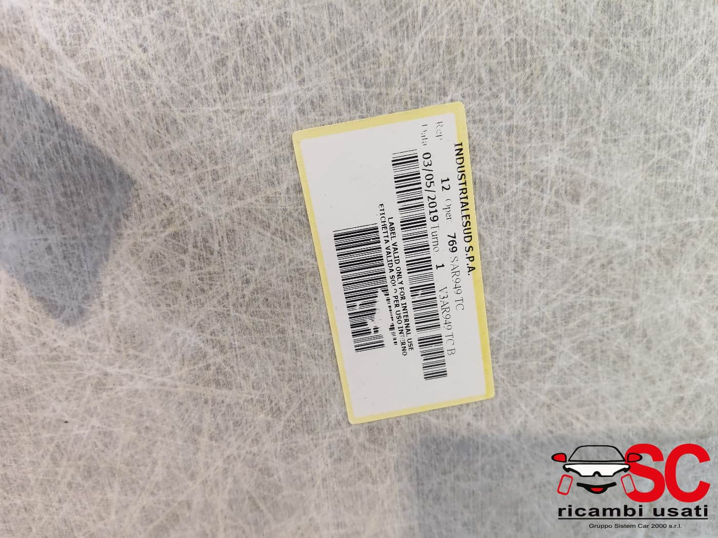 SOTTOTETTO CIELO IMPERIALE ALFA ROMEO Stelvio Serie (949_) 156129846 (16>)